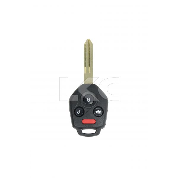 2008 - 2010 Subaru 4 Button Remote Head Key - 4D62 Chip - CWTWBU766