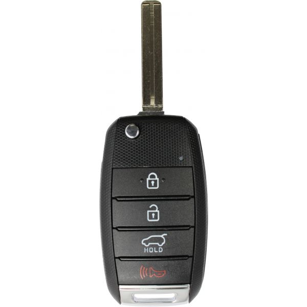 2016 - 2019 Kia Sportage 4 Button Flip Remote Key w/ Hatch - TQ8-RKE-4F27