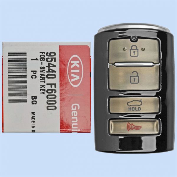 *NEW OEM* 2017- 2018 Kia Cadenza 4 Button Smart Remote - Emergency Key Included - TQ8-FO8-4F10
