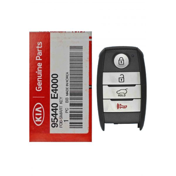 *NEW OEM* 2014 - 2017 Kia Soul EV 4 Button Smart Remote w/ Hatch - Emergency key included - CQ0FN00100