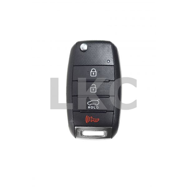 2014 - 2015 Kia Sportage 4 Button Flip Remote w/ Hatch - NYODD4TX1306-TFL