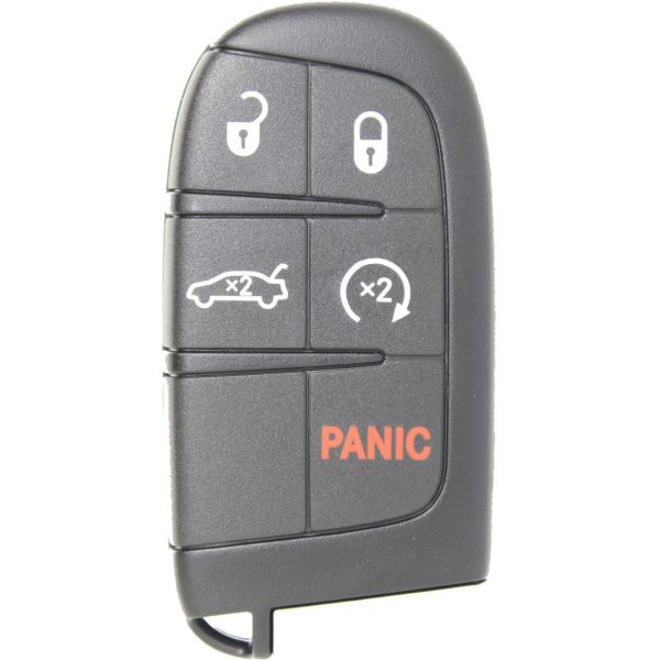 2011 - 2018 Chrysler 300 5 Button Smart Key w/ Remote Start - Emergency key included - M3N40821302