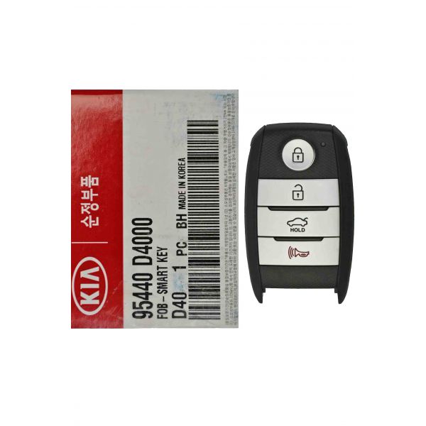 *NEW OEM* 2016 - 2020 Kia Optima 4 Button Smart Remote w/ Trunk - Emergency Key Included - SY5JFFGE04