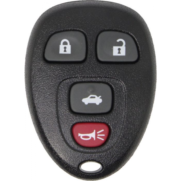 2004 - 2009 NEW Replacement GM 4 Button Keyless Entry Remote w/ Trunk - KOBGT04A - GM/L: 22733523
