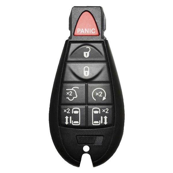 2008 - 2010 Chrysler Town & Country 7 Button Fobik Key w/ Remote Start - Emergency key included - M3N5WY783X