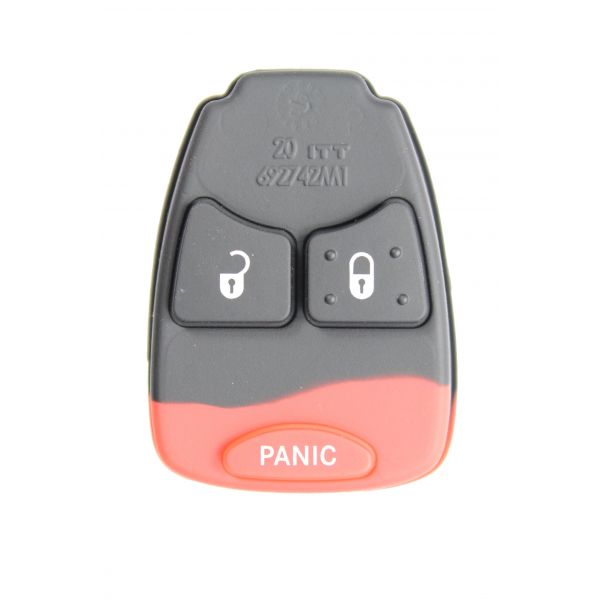 *PAD ONLY* Chrysler/Dodge/Jeep 3 Button Remote Head Key Button Pad - OHT692713AA, OHT692427AA, M3N5WY72XX