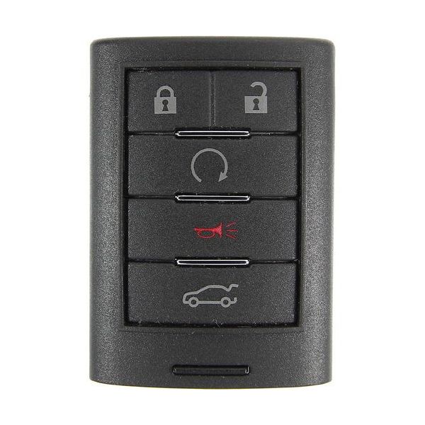 2013 - 2015 Cadillac 5 Button Smart Key w/ Remote Start - Emergency key included - NBG009768T