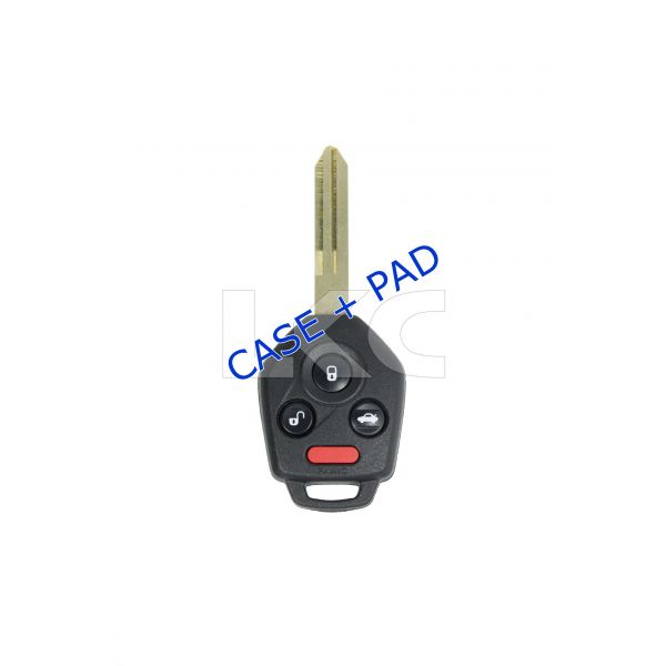 *SHELL & BLADE ONLY* Subaru 4 Button Remote Head Key Case - Standard blade - CWTWB1U811/CWTWBU766 - NOT FOR "G" STAMP KEYS!