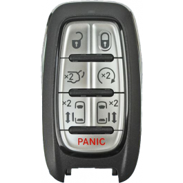 2017 - 2019 Chrysler Pacifica 7 Button Smart Remote - Emergency Key ...