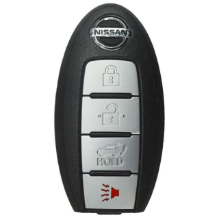 2009 - 2014 Nissan Murano 4 Button Smart Key w/ Hatch - Emergency key included - KR55WK49622