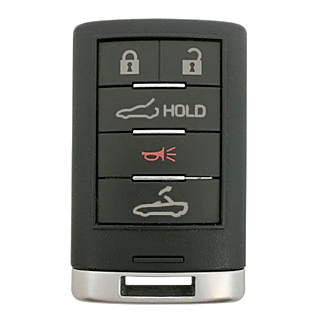 2015 - 2019 Chevrolet Corvette 5 Button Smart Remote w/ Drop Top & Trunk - Emergency Key Included - NBGGD9C04