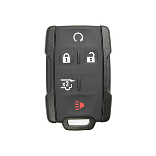 2015 - 2020 GM 5 Button Keyless Entry Remote Fob - Black Siding - M3N32337100