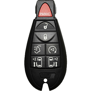 2011 - 2016 Chrysler Town & Country 7 Button Proximity Fobik Key - Emergency key included - IYZ-C01C