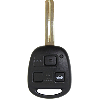 1998 - 2005 NEW Replacement Lexus 3 Button Remote Head Key - HYQ1512V (24021,50021,24020)