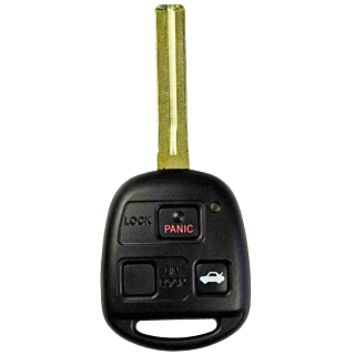 2001 - 2006 Lexus LS430 3 Button Remote Head Key - Short Blade - HYQ1512V: 50111