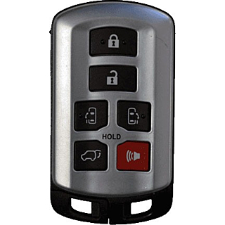 2011 - 2020 Toyota Sienna 6 Button Smart Key - Emergency key included - HYQ14ADR