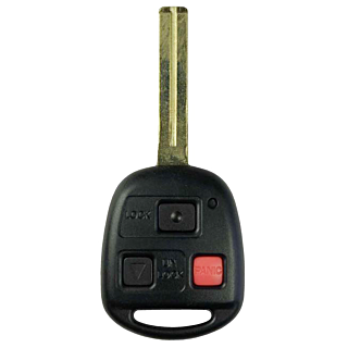 2001 - 2002 Lexus LX470 3 Button Remote Head Key - HYQ1512V: 60010