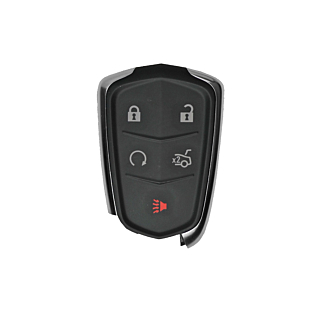 2014 - 2019 OEM Cadillac 5 Button Smart Remote w/ Trunk - Emergency key included - 315Mhz - HYQ2AB
