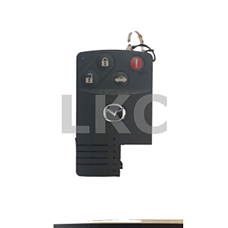 2004 - 2011 Mazda 4 Button Smart Card w/ Trunk - Emergency key included - BGBX1T458SKE11A01