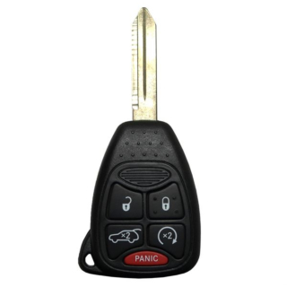 2005 - 2014 NEW Chrysler, Dodge, Jeep 5 Button Remote Head Key w/ Remote Start - OHT692427AA/OHT692713AA