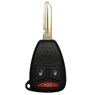 2004 - 2011 NEW Replacement Dodge & Mitsubishi 3 Button Remote Head Key w/ Transponder - KOBDT04A
