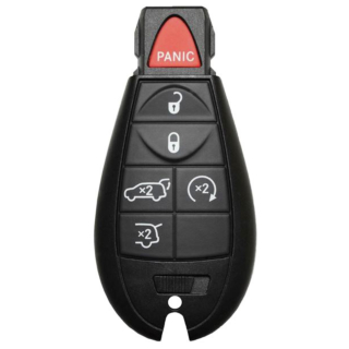 2008 - 2013 Jeep 6 Button Non-Prox Fobik Key w/ Remote Start - Emergency key included - IYZ-C01C