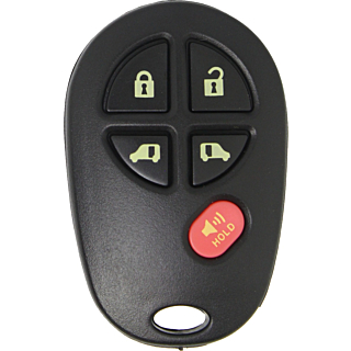 2004 - 2020 NEW Replacement Toyota Sienna 5 Button Keyless Entry Remote Fob - GQ43VT20T
