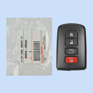*NEW OEM* 2013 - 2018 Toyota RAV4 - 4 Button Smart Remote - Emergency key included - HYQ14FBA (G Board)