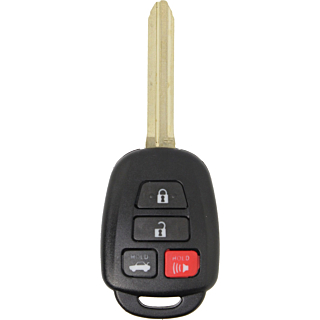 2014 - 2018 NEW Replacement Toyota 4 Button Remote Head Key - HYQ12BEL/HYQ12BDM - H Blade