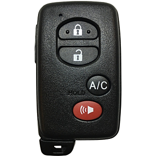 2010 - 2015 Toyota Prius 4 Button Smart Entry Key (A/C) - Emergency key included - HYQ14ACX