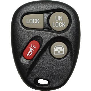 2004 - 2006 OEM GMC Envoy XUV 4 Button Remote w/ Rear Glass - MYT3X6898B
