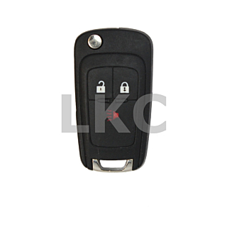 *SHELL, PAD, & BLADE ONLY* Chevrolet Spark 3 Button Remote Flip Key Casing - A2GM3AFUS03