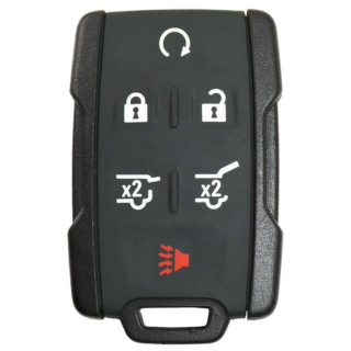 2015 - 2020 Chevrolet 6 Button Keyless Entry Remote Fob w/ Remote Start - Black Siding - M3N32337100
