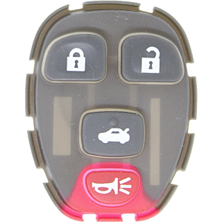 *PAIR OF* GM 4 Button Keyless Entry Remote Pads w/ Trunk - KOBGT04A