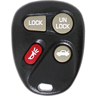 *SHELL & PAD ONLY* Cadillac 4 Button Keyless Entry Remote Fob Shell w/ Trunk - AB01602T, AB01502T/ABO1502T