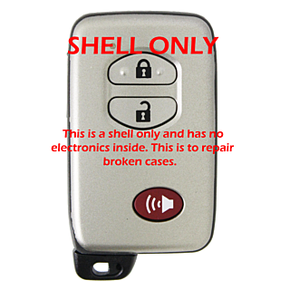 *SHELL & PAD ONLY* Toyota Smart 3 Button Remote Casing - HYQ14ACX, HYQ14AAB