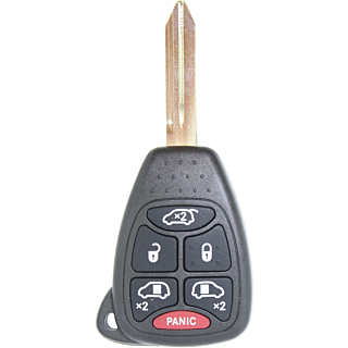 *SHELL & PAD ONLY* Chrysler & Dodge 6 Button Remote Head Key Casing - M3N5WY72XX