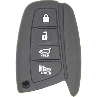 Hyundai 4 Button Smart Remote Silicone Cover w/ Hatch