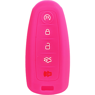 Ford/Lincoln 5 Button Smart Remote Silicone Cover - Pink