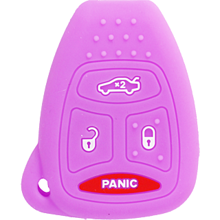 *PROTECT YOUR REMOTE* Chrysler, Dodge, Jeep 4 Button Remote Key Silicone Cover - Purple