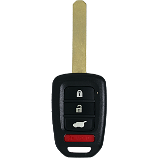 *SHELL, PAD, & UNCUT BLADE ONLY* Honda 4 Button Remote Head Key Casing w/ Hatch - MLBHLIK6-1TA