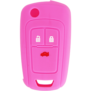Chevrolet Spark 3 Button Silicone Cover - Pink