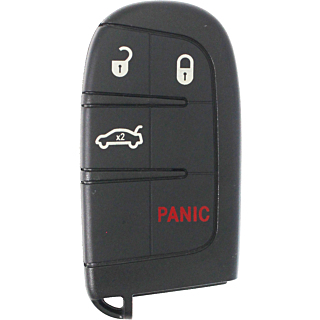 *NEW SHELL ONLY* Chrysler & Dodge 4 Button Smart Case w/ Trunk - M3N40821302