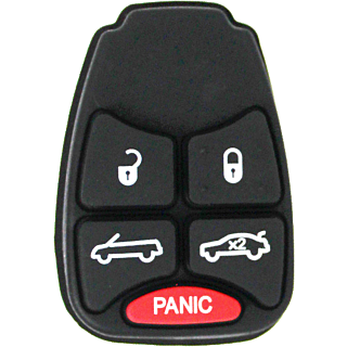 *PAD ONLY* Chrysler Sebring 5 Button Remote Head Key Pad - OHT692427AA