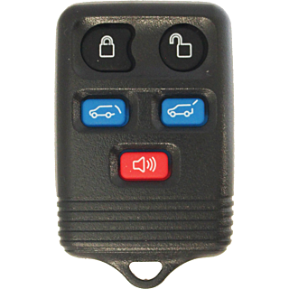 *SHELL & PAD ONLY* FORD/LINCOLN 5 BUTTON KEYLESS ENTRY REMOTE CASING - CWTWB1U551