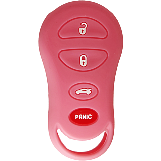 *PROTECT YOUR REMOTE* Chrysler/Dodge/Plymouth 4 Button Keyless Entry Remote Silicone Cover - Pink