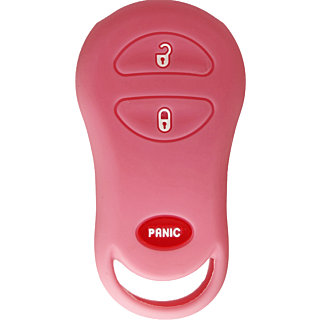 *PROTECT YOUR REMOTE* Chrysler/Dodge/Plymouth 3 Button Keyless Entry Remote Silicone Cover- Pink
