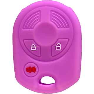 *PROTECT YOUR REMOTE* Ford 3 Button Remote Head Key (old style) Silicone Cover -Purple