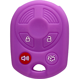 *PROTECT YOUR REMOTE* Ford 4 Button Remote Head Key (old style) Silicone Cover - Purple