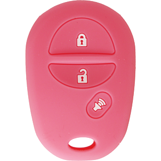 * PROTECT YOUR REMOTE * Toyota 3 Button Silicone Cover - Pink